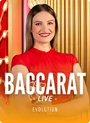 Baccarat Live live casino spel van Evolution bij Aphrodite Casino