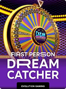 First Person Dream Catcher live casino spel van Evolution bij Aphrodite Casino